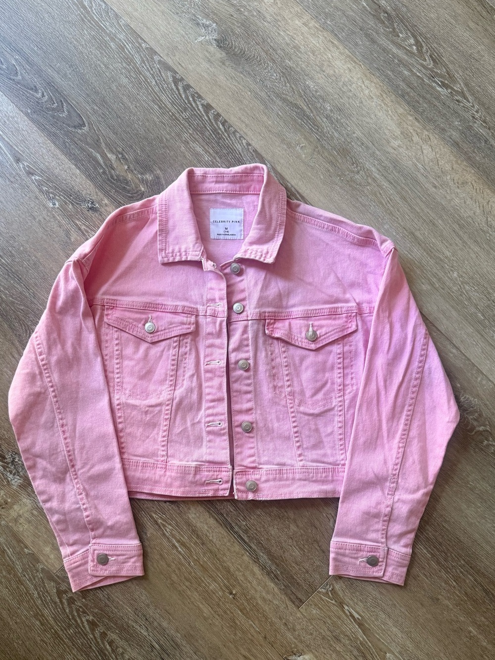 Celebrity Pink Girls Pink Denim Jacket